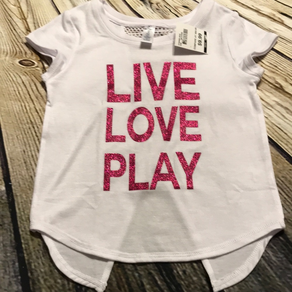 Girls workout shirt